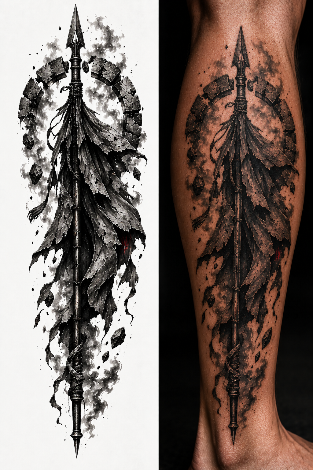 THE BROKEN STANDARD tattoo model preview